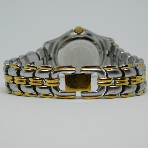 Berenger Classic Two Tone Quartz Analog Women's Watch Sz. 6 1/4" New Battery - Picture 3 of 10